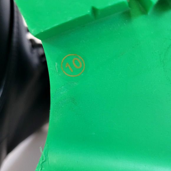 Liliana Combat Boots Womens Size 10 Black Green Lace Up Chunky Platform Grunge - Picture 10 of 16